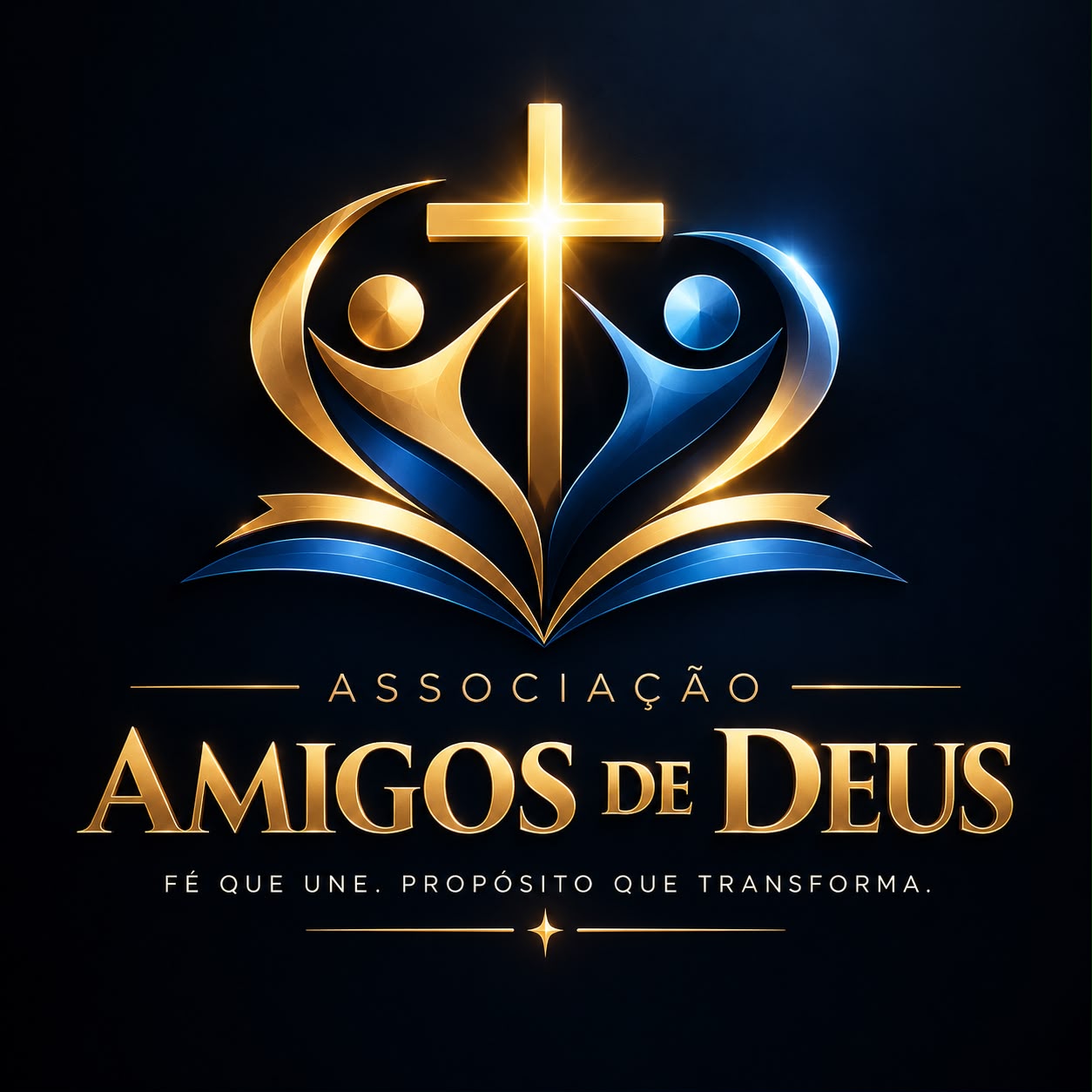Logo da Associação Amigos de Deus